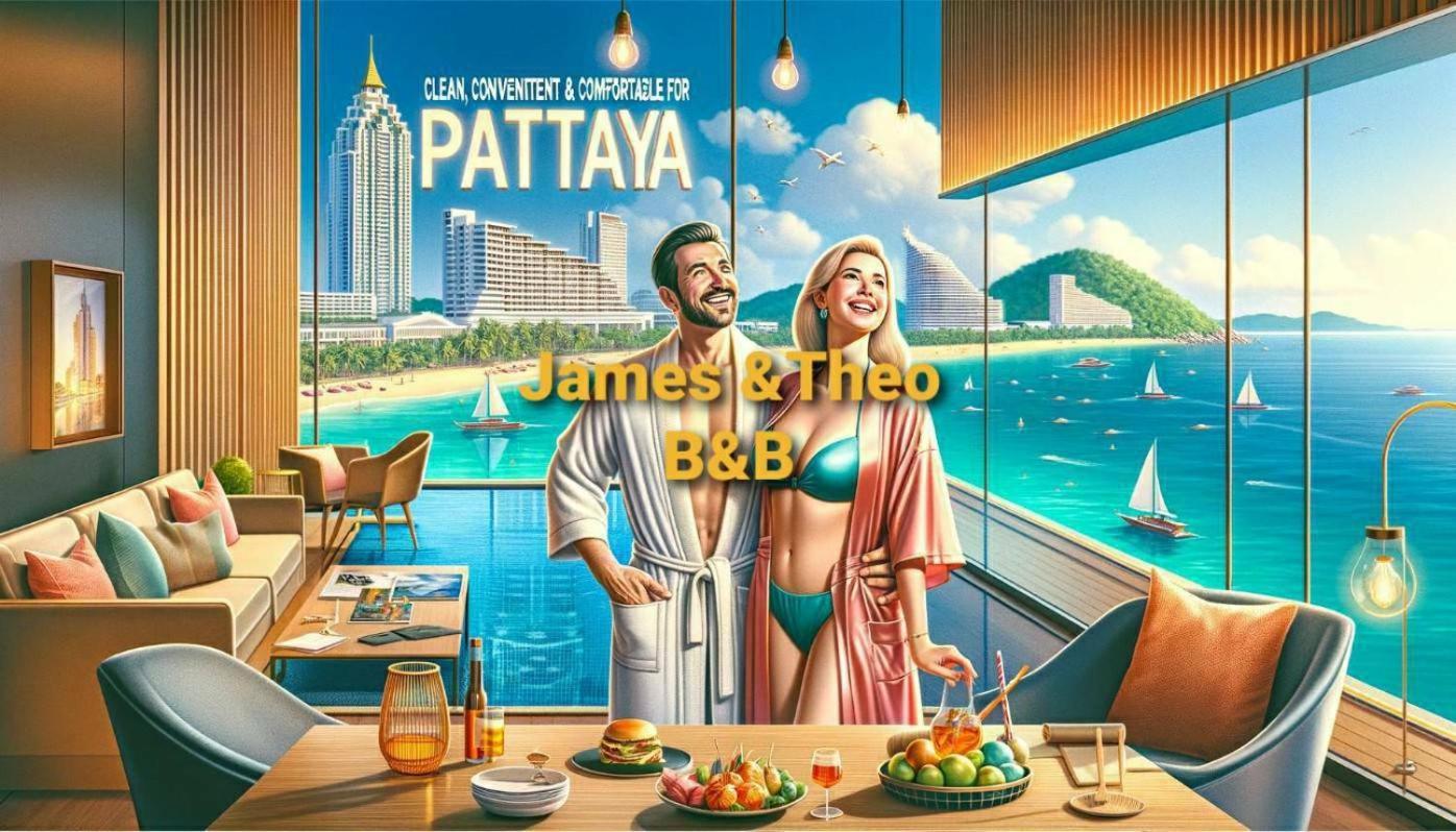 The Base Central Pattaya Quiet King-Bed With Infinity Pool & Free Netflix! Bagian luar foto